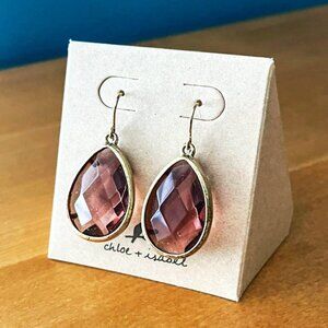 Chloe + Isabel - Minaret Light Rose Teardrop Earrings
